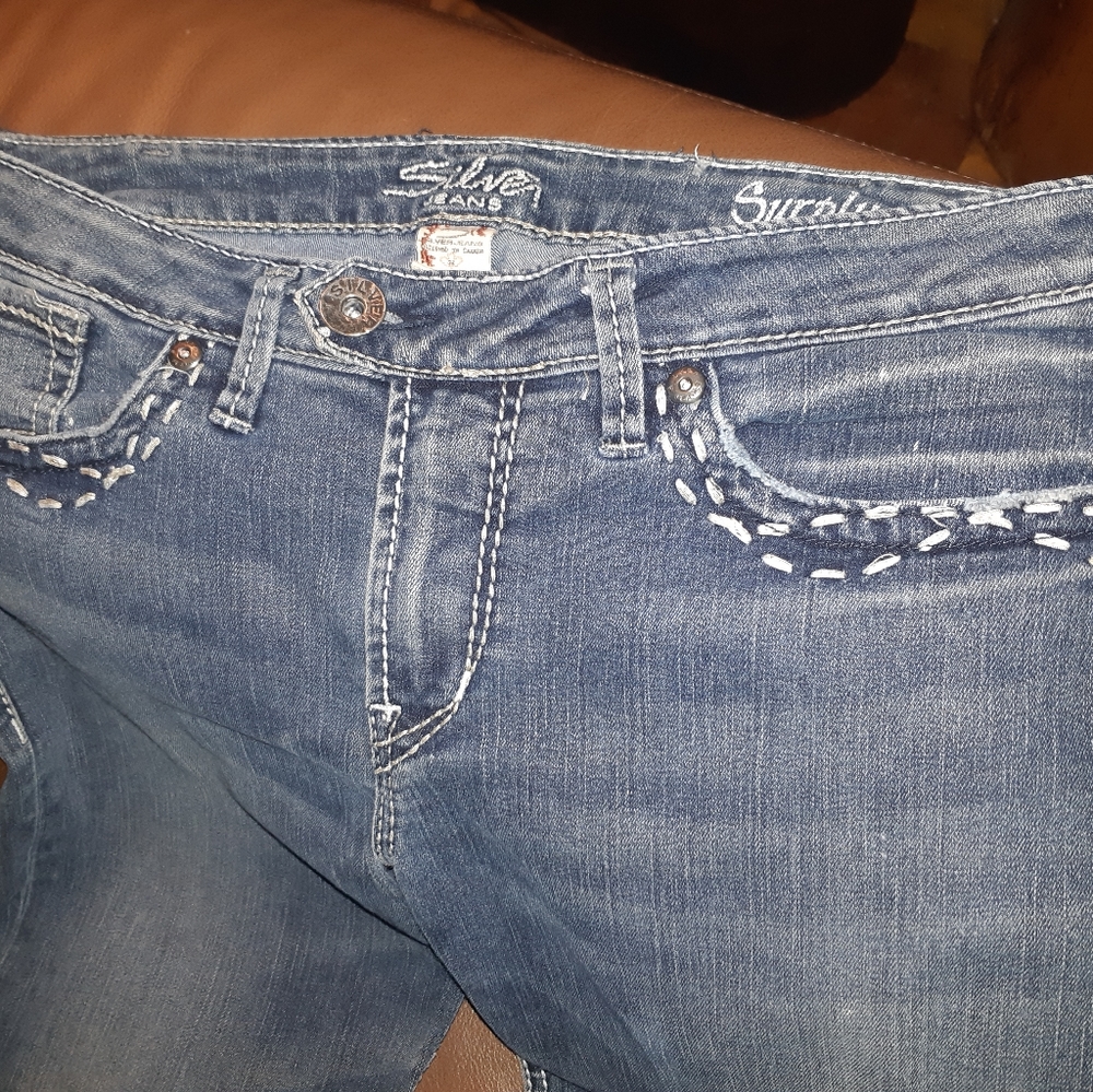Silver jeans